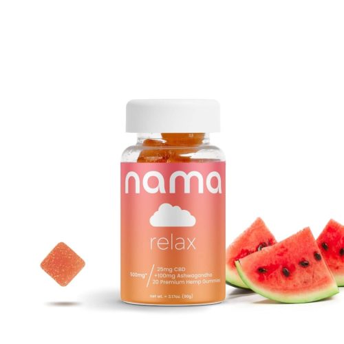 nama relaxwatermelon cbdgummies with fruit