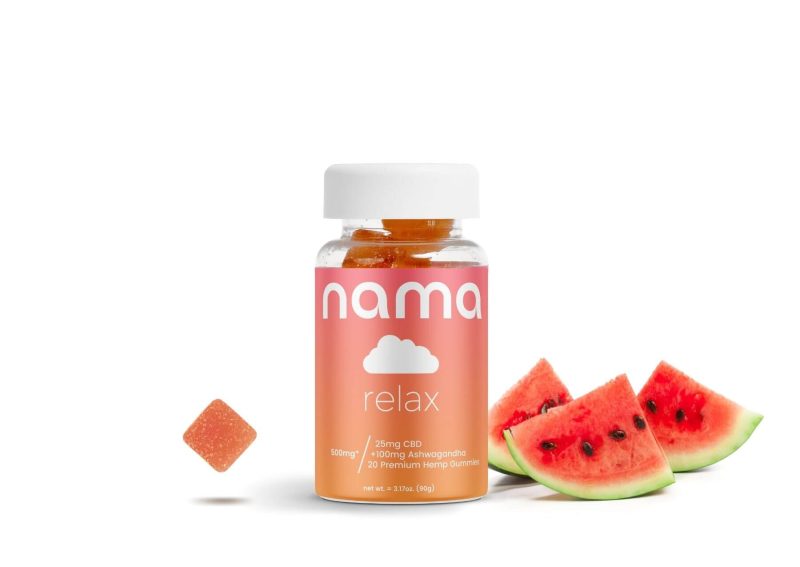 nama relaxwatermelon cbdgummies with fruit