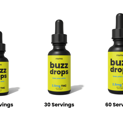 nama buzz drops sizes