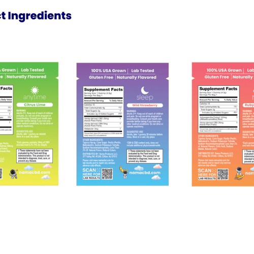 nama cbd sampler ingredients 2