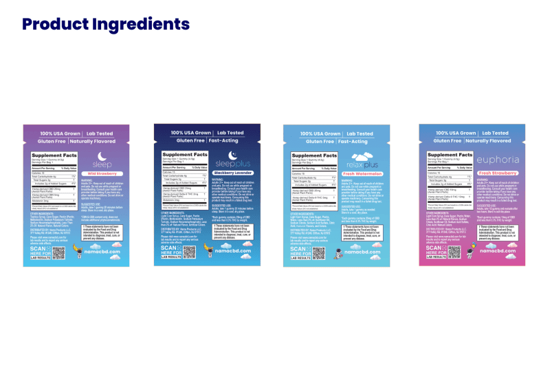 nama sleep sampler ingredients 1