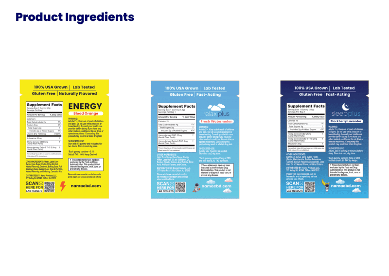 nama thc sampler ingredients 1