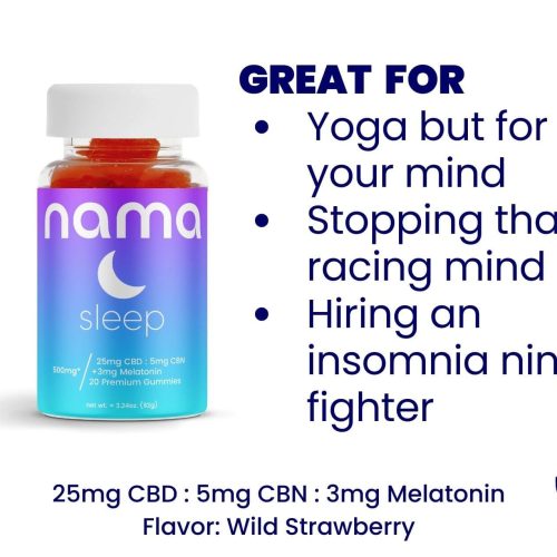 sleep melatonin gummies with ingredient details