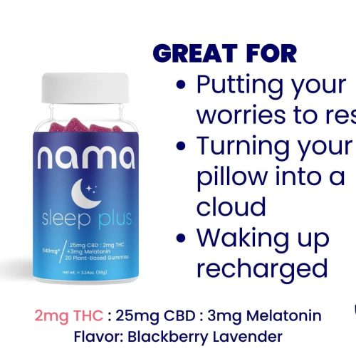 sleep plus thc gummies with ingredient details